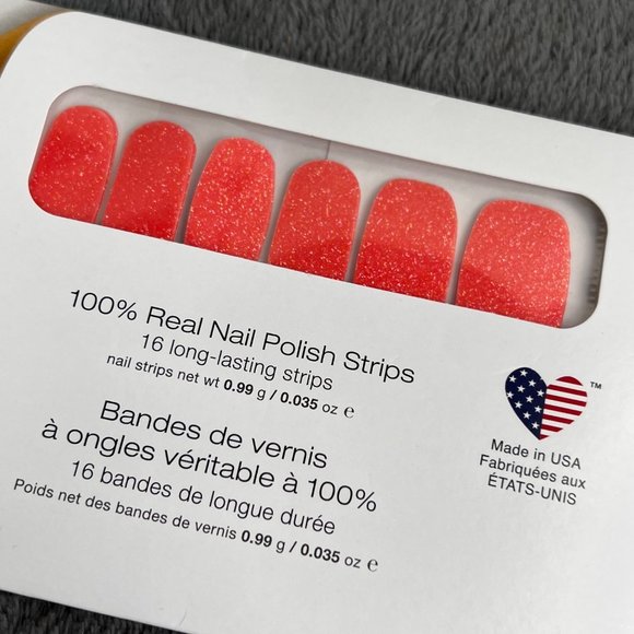 Color Street Youre Corally Invited Nail Polish Strips 16 ct NIP Peel & Apply - Picture 5 of 5